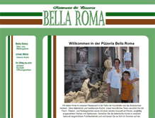 Tablet Screenshot of bella-roma-tuebingen.de